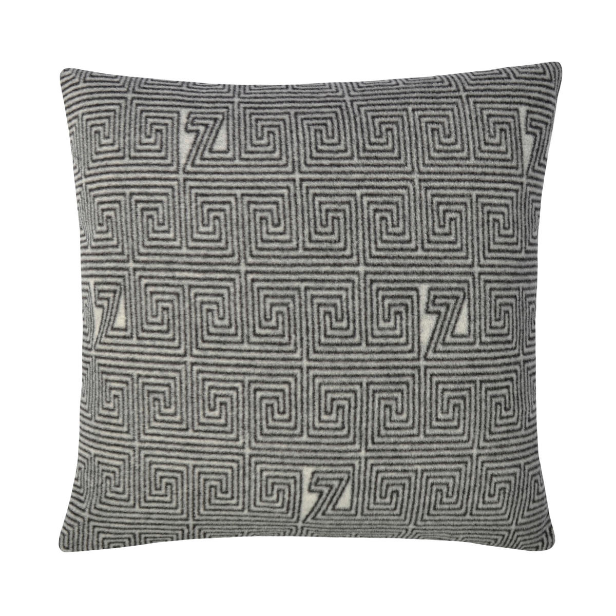 KISSENHÜLLE SOFT-FLEECE LEGACY 50/50 cm  - Hellgrau/Grau, Design, Textil (50/50cm) - Zoeppritz