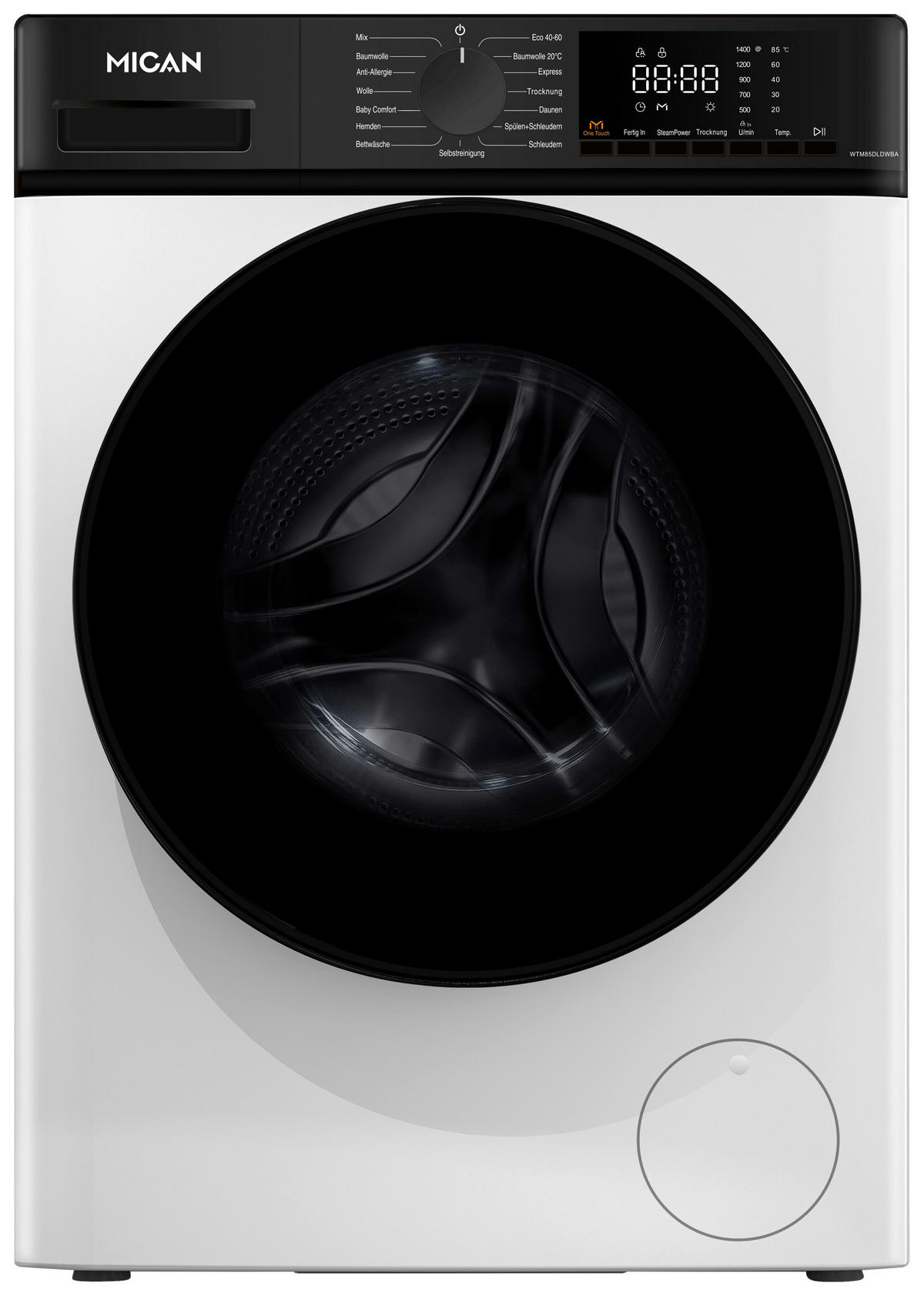 WASCHTROCKNER WTM85DLDWBA  - Weiß, Basics, Metall (60/84,7/52cm) - Mican