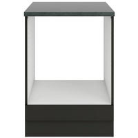 HERDUMBAUSCHRANK 60/84,8/60 cm  in Anthrazit  - Anthrazit, Basics, Holzwerkstoff (60/84,8/60cm) - Optifit
