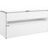 LOWBOARD lackiert Eichefarben, Weiß - Eichefarben/Weiß, Design (128/64/44,8cm) - Hülsta - Now