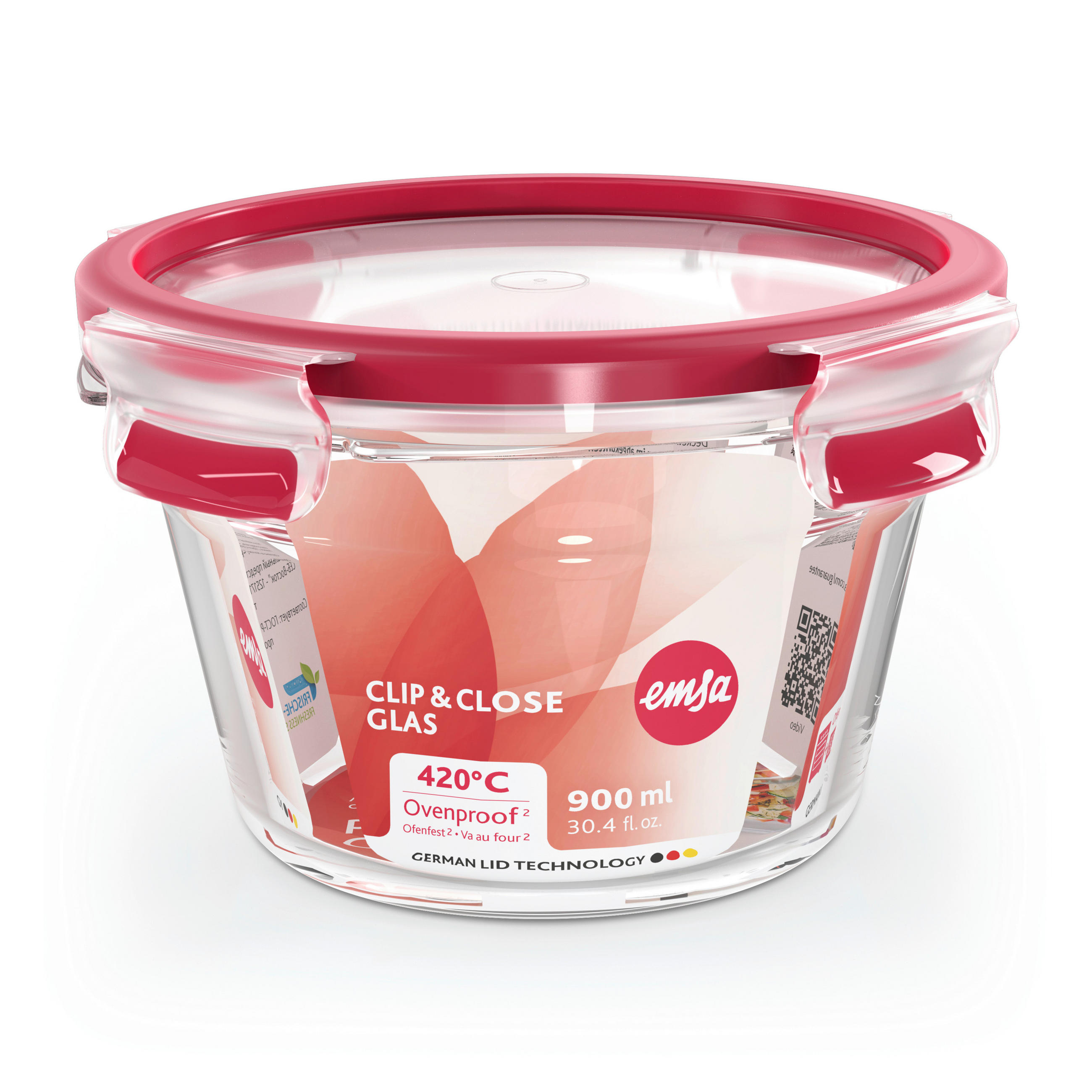 FRISCHHALTEDOSE 0,9 L  - Basics (16,7/10,5/16,7cm) - Emsa