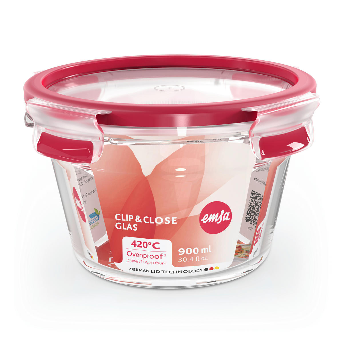 FRISCHHALTEDOSE 0,9 L  - Basics (16,7/10,5/16,7cm) - Emsa