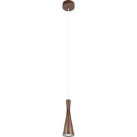 ZÁVĚSNÉ SVÍTIDLO, 10/90-140 cm  - bílá/barvy ořechu, Natur, dřevo (10/90-140cm)