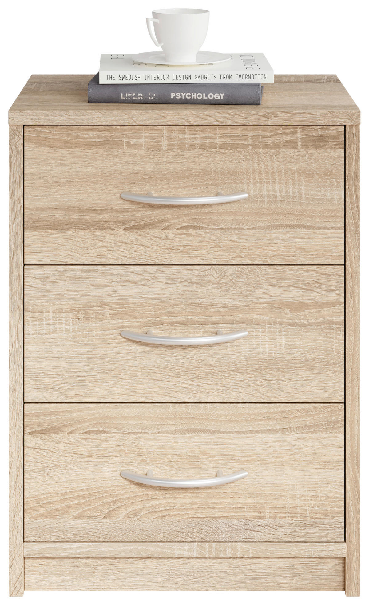 NACHTSCHRANK 38,5/54/28,2 cm  - Sonoma Eiche, Basics (38,5/54/28,2cm) - P & B