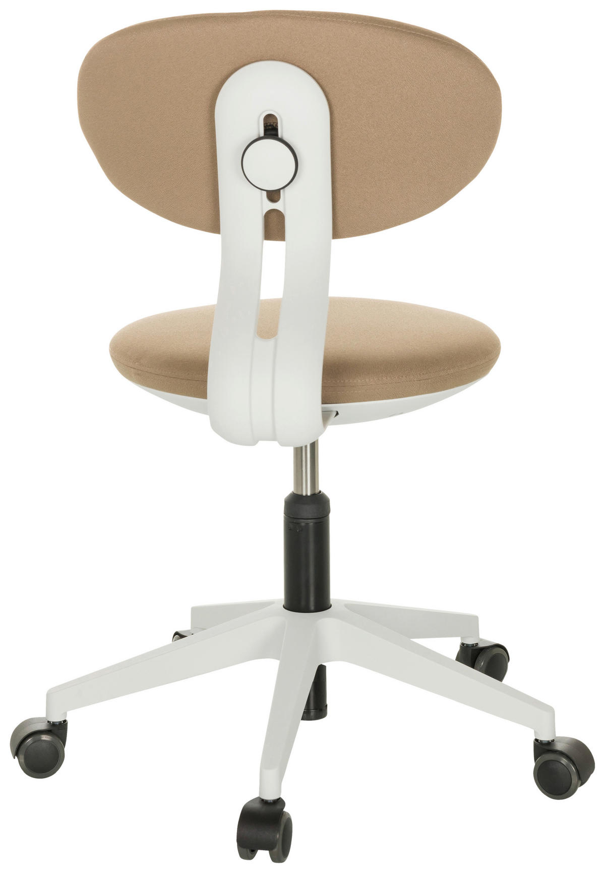 JUGENDDREHSTUHL  in Beige  - Beige/Weiß, Basics, Kunststoff/Textil (42/66-87/52cm) - MID.YOU