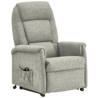 FERNSEHSESSEL in Flachgewebe Ecru  - Ecru/Schwarz, KONVENTIONELL, Kunststoff/Textil (69/105/82cm) - Himolla