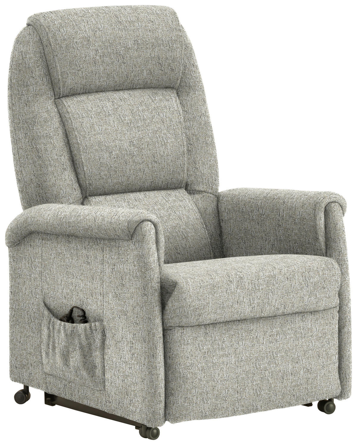 FERNSEHSESSEL in Flachgewebe Ecru  - Ecru/Schwarz, KONVENTIONELL, Kunststoff/Textil (69/105/82cm) - Himolla