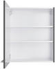 ECKKÜCHE 270/200 cm  in Anthrazit  - Edelstahlfarben/Eichefarben, Basics, Holzwerkstoff/Metall (270/200cm) - Optifit