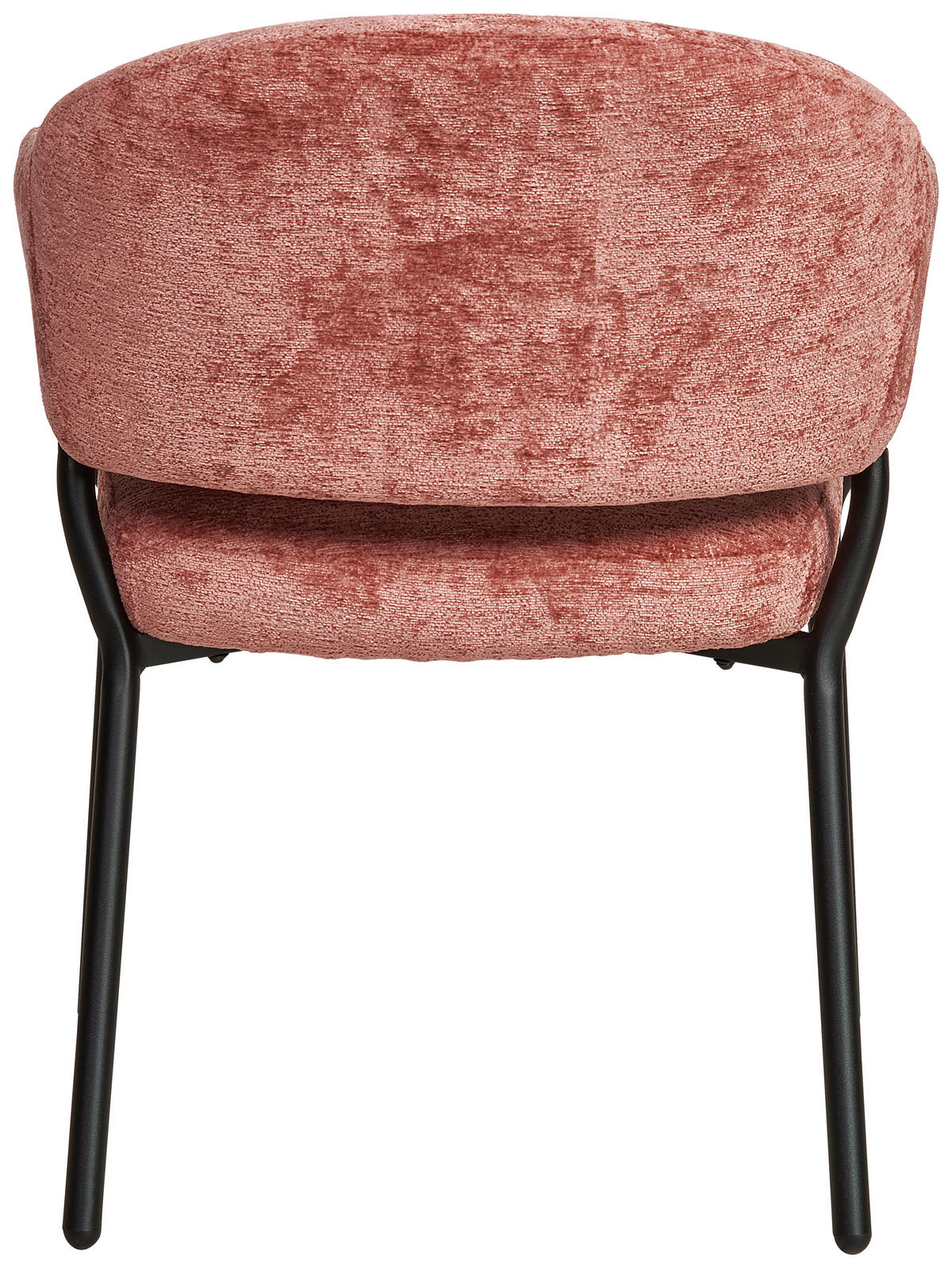 ARMLEHNSTUHL  in Eisen Mikrofaser  - Pink/Schwarz, KONVENTIONELL, Holz/Textil (60/80/62cm) - MID.YOU