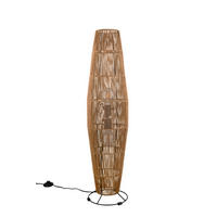 SVJETILJKA PODNA  - smeđa, Basics, papir (25/103cm)
