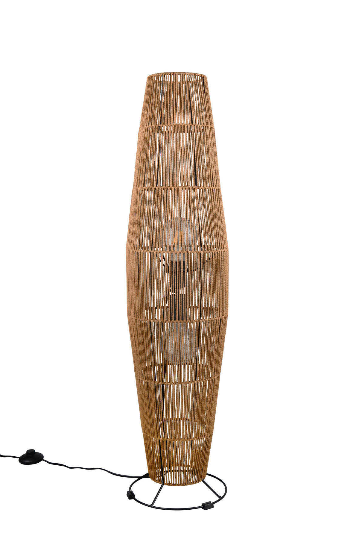 SVJETILJKA PODNA  - smeđa, Basics, papir (25/103cm)