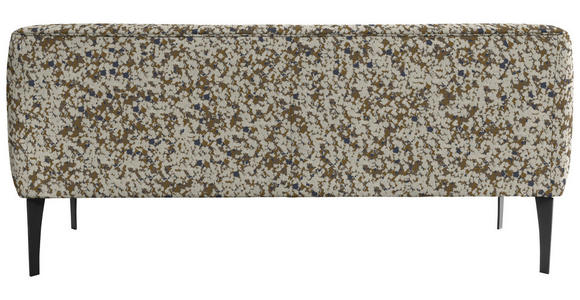 SITZBANK in Textil Blau, Multicolor, Beige  - Blau/Beige, KONVENTIONELL, Textil/Metall (197/85/72cm) - Moderano