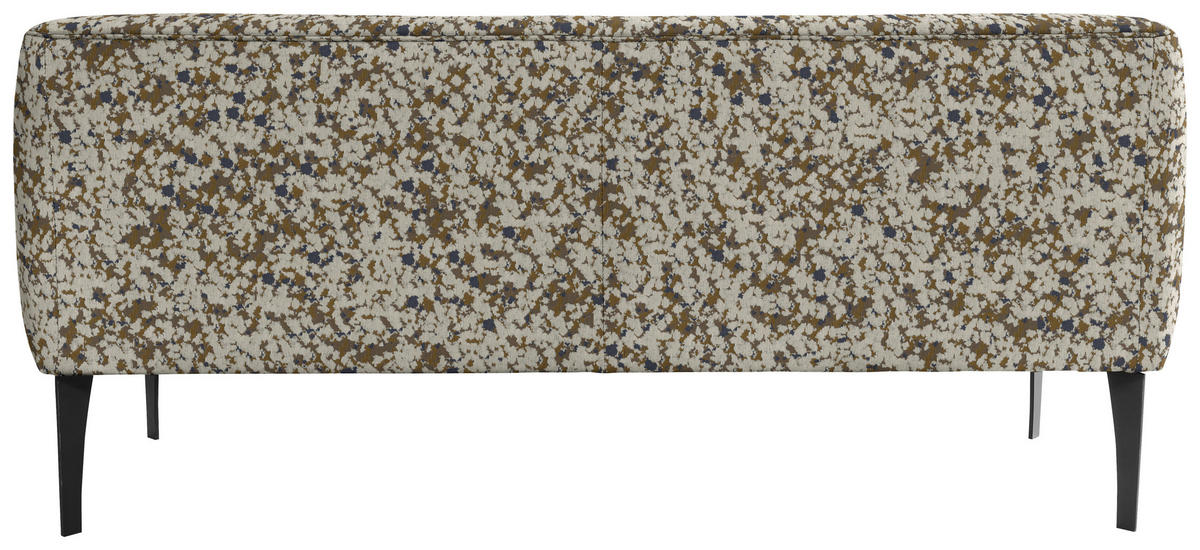 SITZBANK 197/85/72 cm Chenille Blau, Multicolor, Beige Metall  - Blau/Beige, KONVENTIONELL, Textil/Metall (197/85/72cm) - Moderano