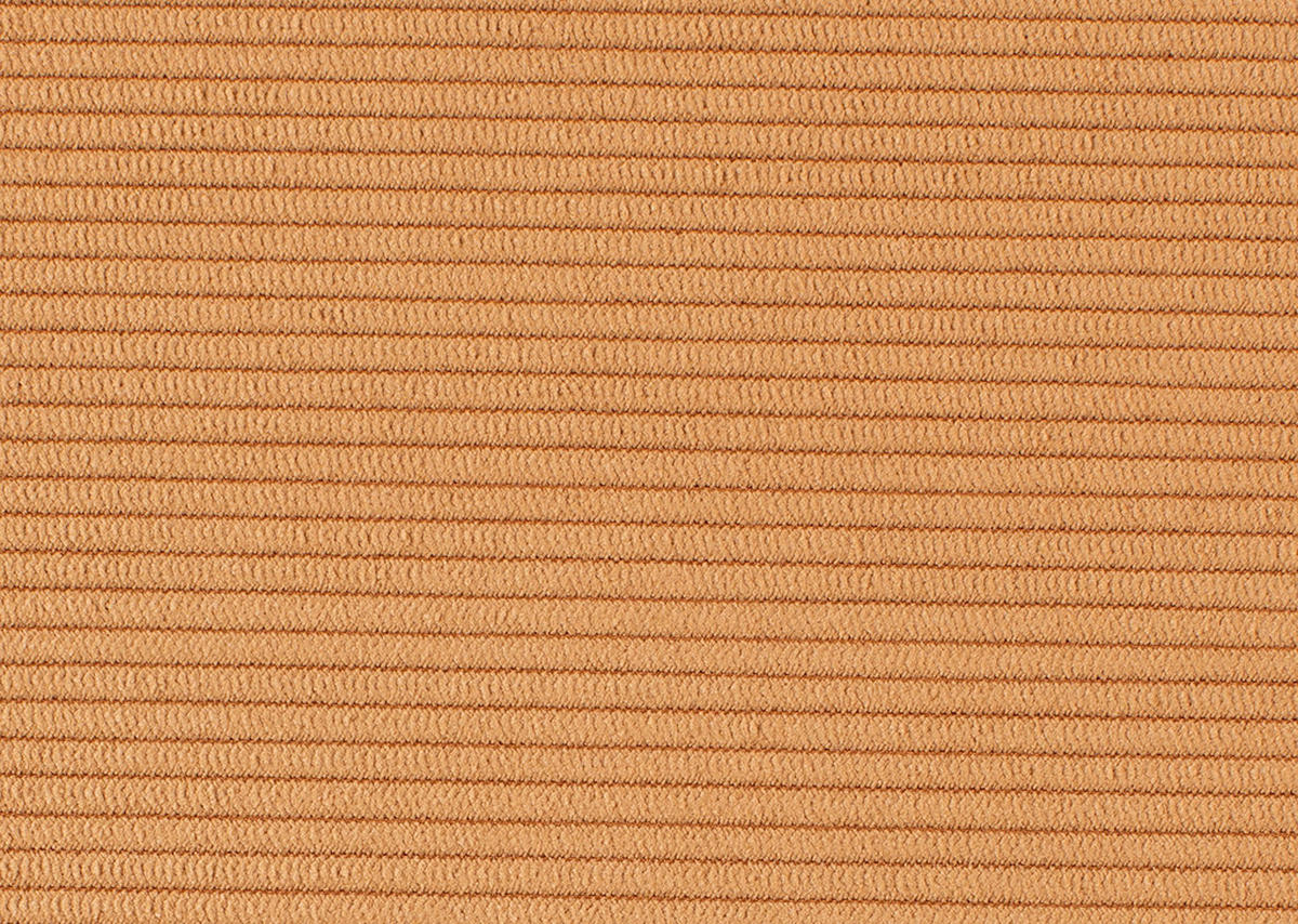 ECKSOFA Feincord Currygelb  - Currygelb/Schwarz, Design, Kunststoff/Textil (188/288cm) - Welnova