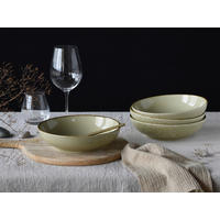 SCHÜSSELSET 4-teilig Nature Collection 22,5 cm   - Salbeigrün, Design, Keramik (22,5cm) - Creatable