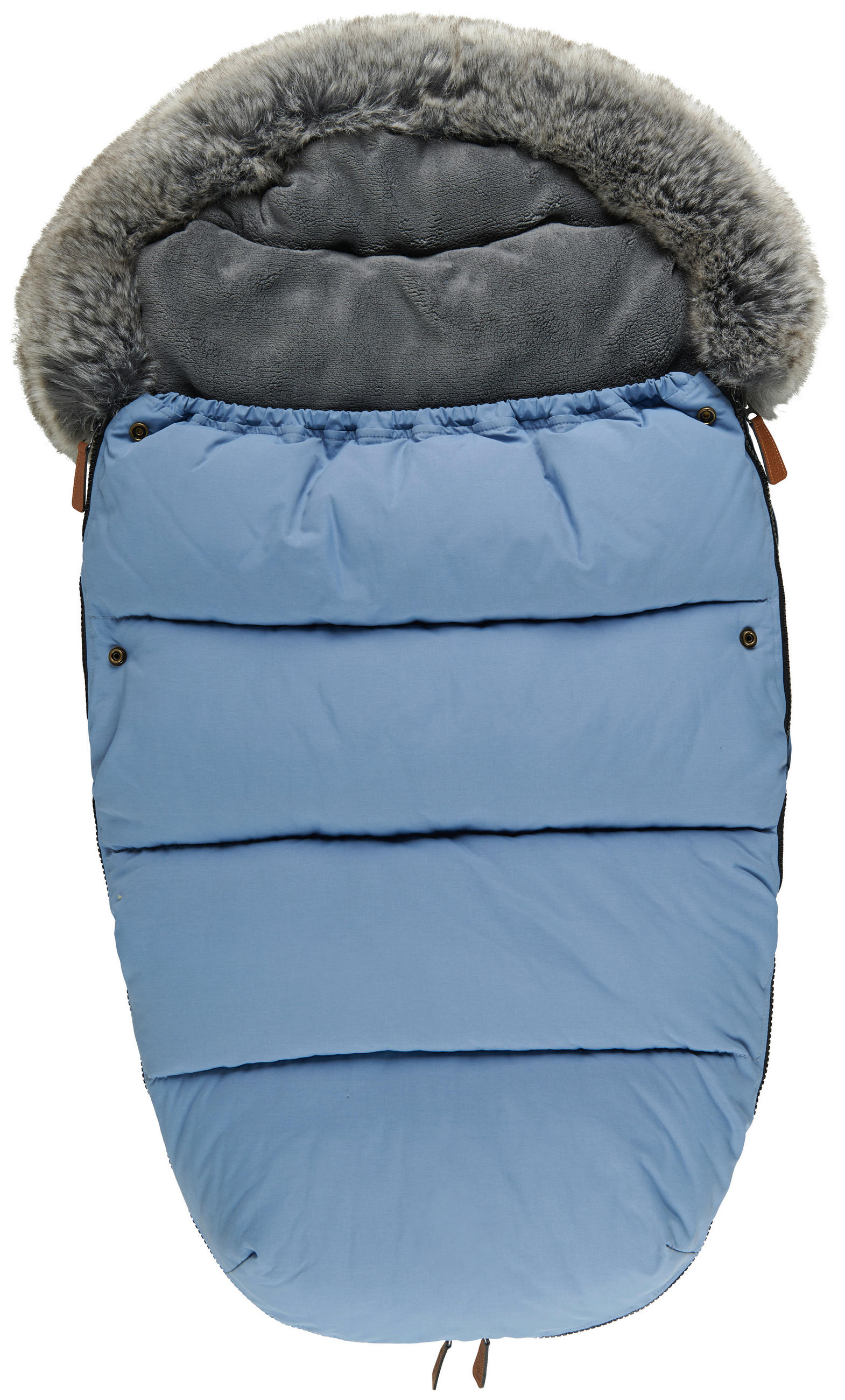 FUßSACK  - Blau, Basics, Kunststoff/Fell (50/100cm) - Jimmylee