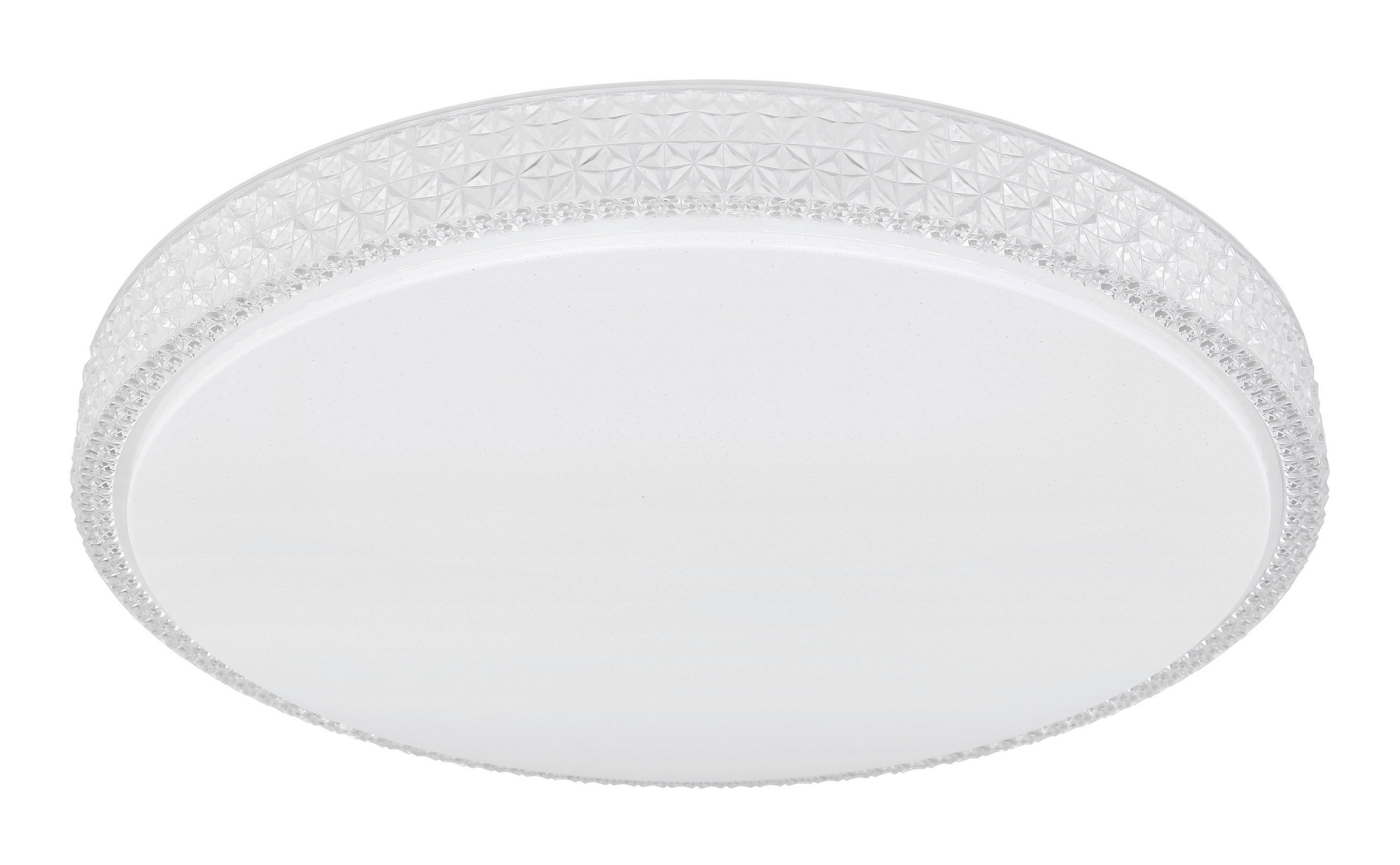 LED-DECKENLEUCHTE Ovi 60/11 cm   - Klar/Opal, KONVENTIONELL, Kunststoff/Metall (60/11cm) - Globo