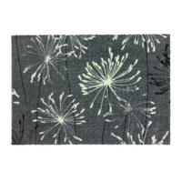 FUSSMATTE - Grau/Mintgrün, Konventionell, Textil (67/100cm) - Schöner Wohnen Teppi