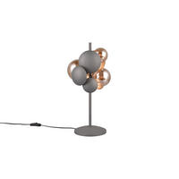 TISCHLEUCHTE 25/23/50 cm  - Anthrazit, LIFESTYLE, Metall (25/23/50cm) - Trio Leuchten