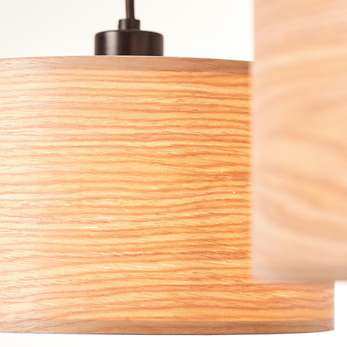 HÄNGELEUCHTE 110/25/120 cm    - Schwarz/Kieferfarben, Basics, Holz/Metall (110/25/120cm) - Brilliant