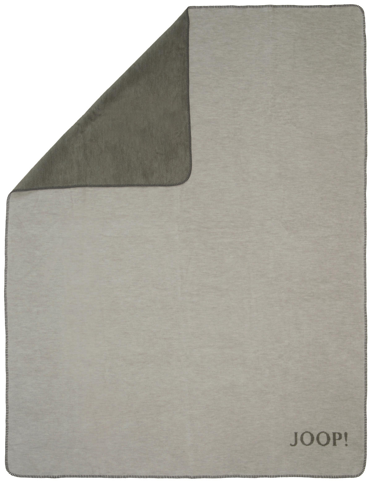 WOHNDECKE MELANGE DOUBLEFACE 150/200 cm  - Schieferfarben/Hellgrau, Design, Textil (150/200cm) - Joop!
