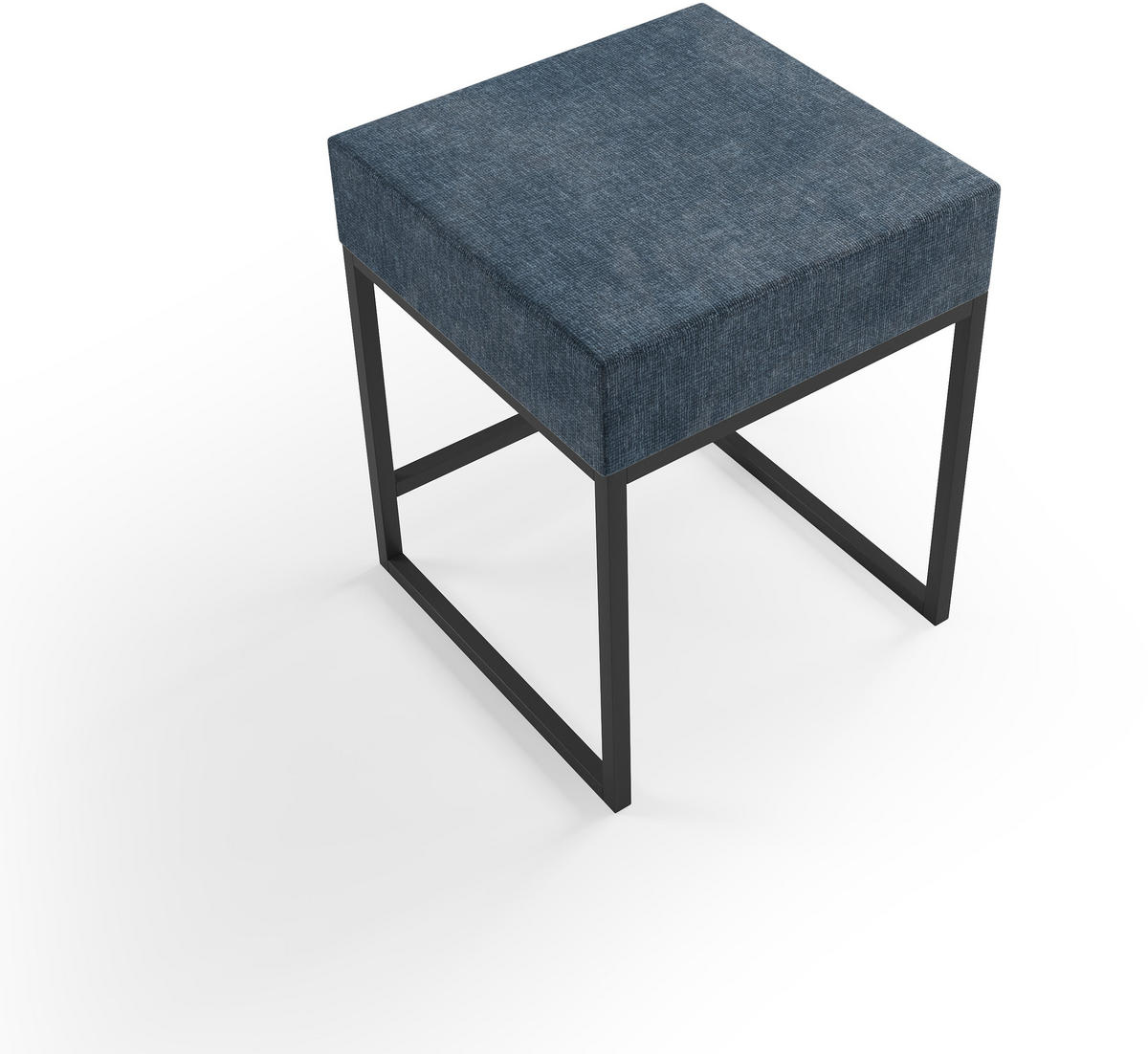 NACHTSCHRANK 45/55/45 cm  - Schwarz/Dunkelblau, Design, Textil/Metall (45/55/45cm) - Esposa