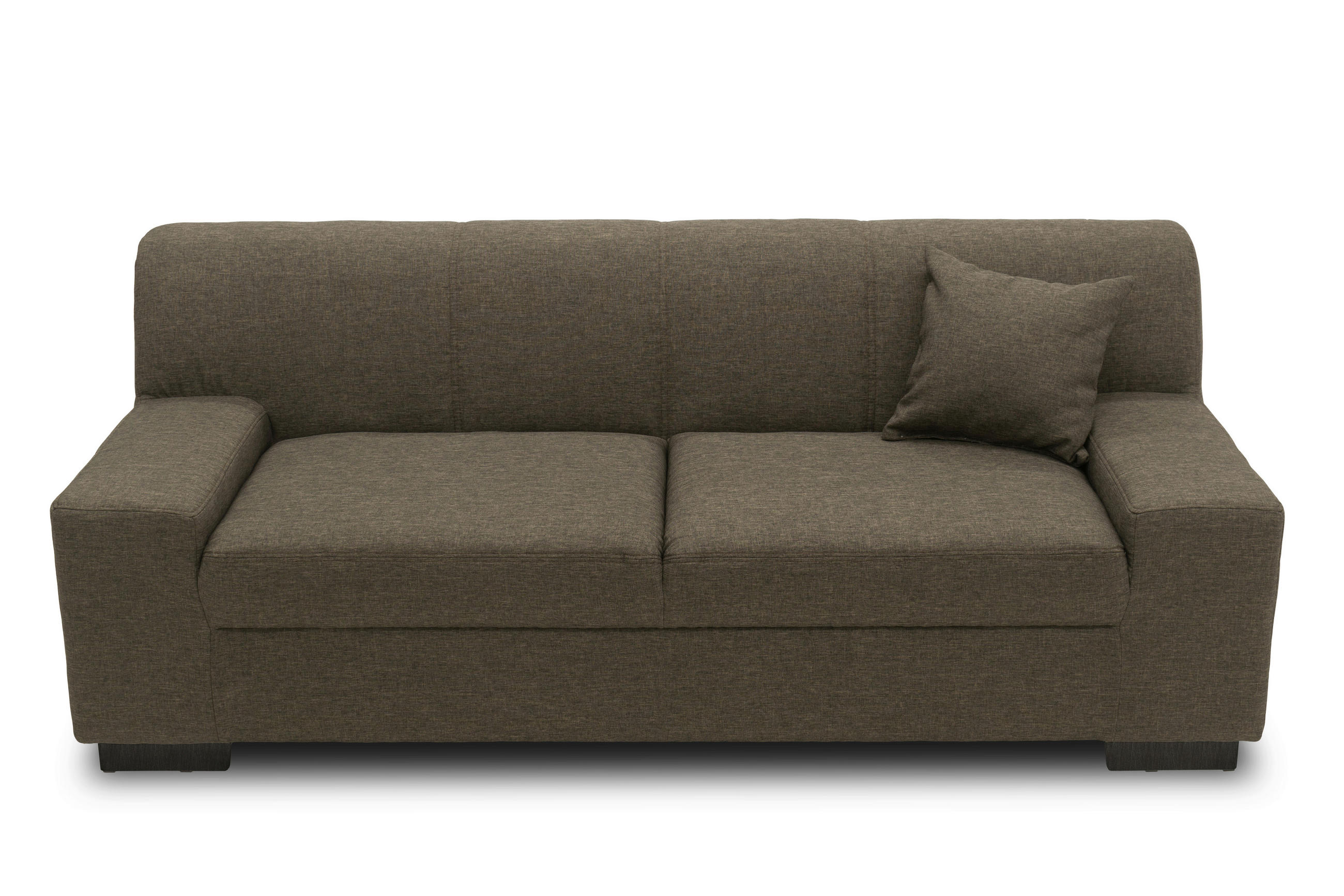 3-sitzer-sofa Norma Grau/braun Webstoff