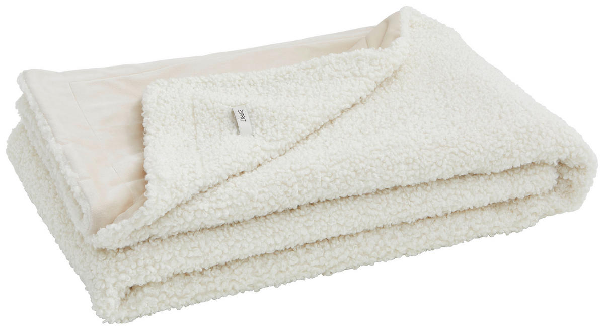 PLAID E-Teddy 130/170 cm  - Naturfarben, Basics, Textil (130/170cm) - Esprit