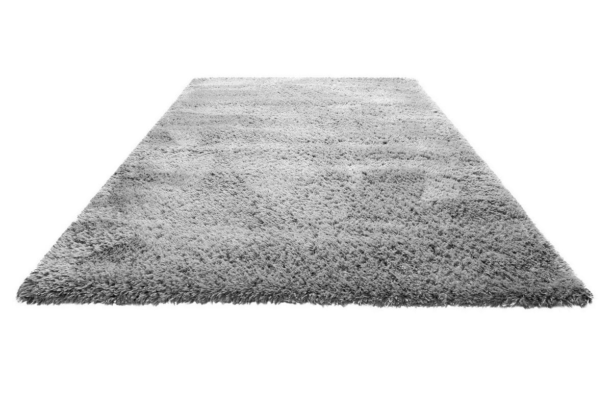 HOCHFLORTEPPICH 133/200 cm Matteo Silberfarben rechteckig  - Silberfarben, KONVENTIONELL, Textil (133/200cm) - WECON HOME