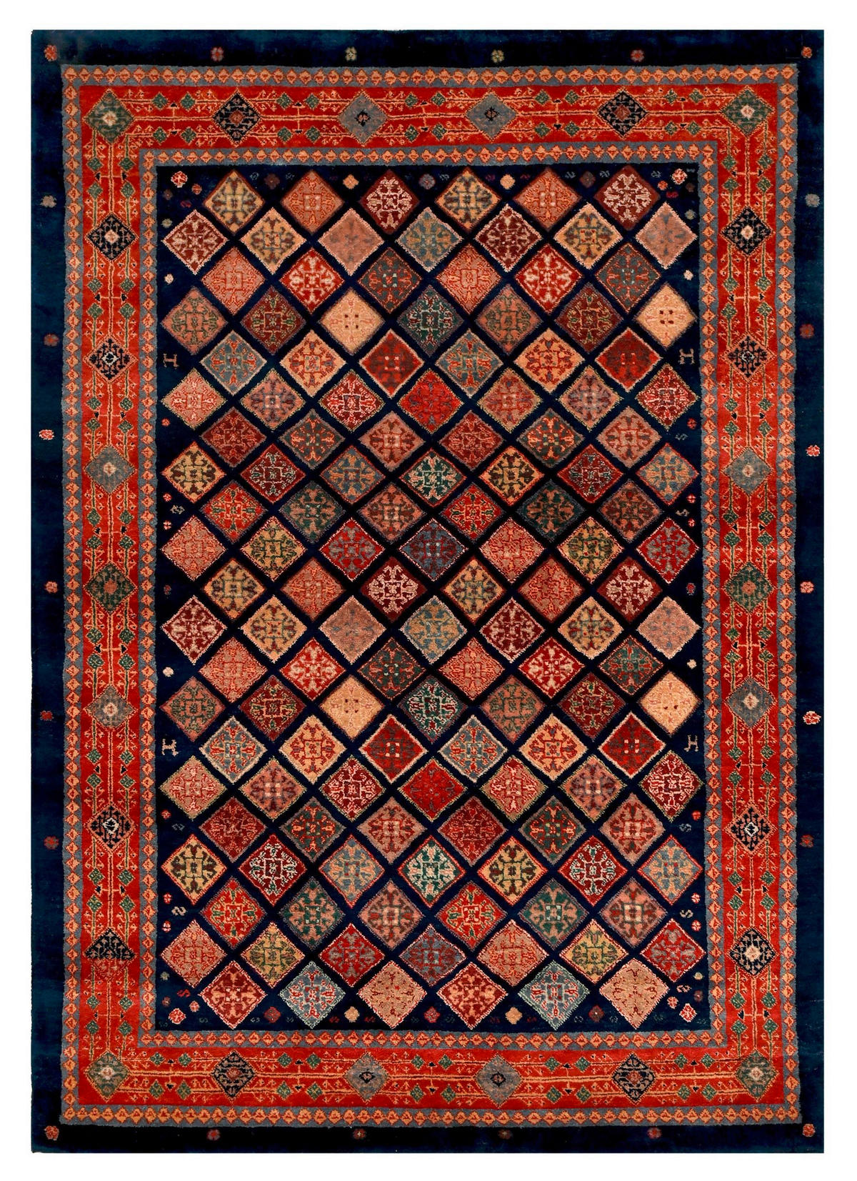 ORIENTTEPPICH 120/180 cm Golschan Dunkelblau  - Dunkelblau, LIFESTYLE, Textil (120/180cm) - Cazaris