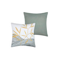 OKRASNA BLAZINA  YUKI   40/40 cm          - bela/gorčično rumena, Konvencionalno, tekstil (40/40cm)