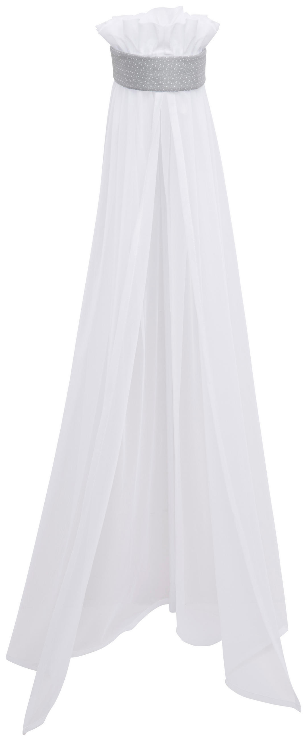 SET ZA DJEČJI KREVETIĆ  100/135 cm    Kleiner Drache  - bijela/siva, Basics, tekstil (100/135cm) - Patinio