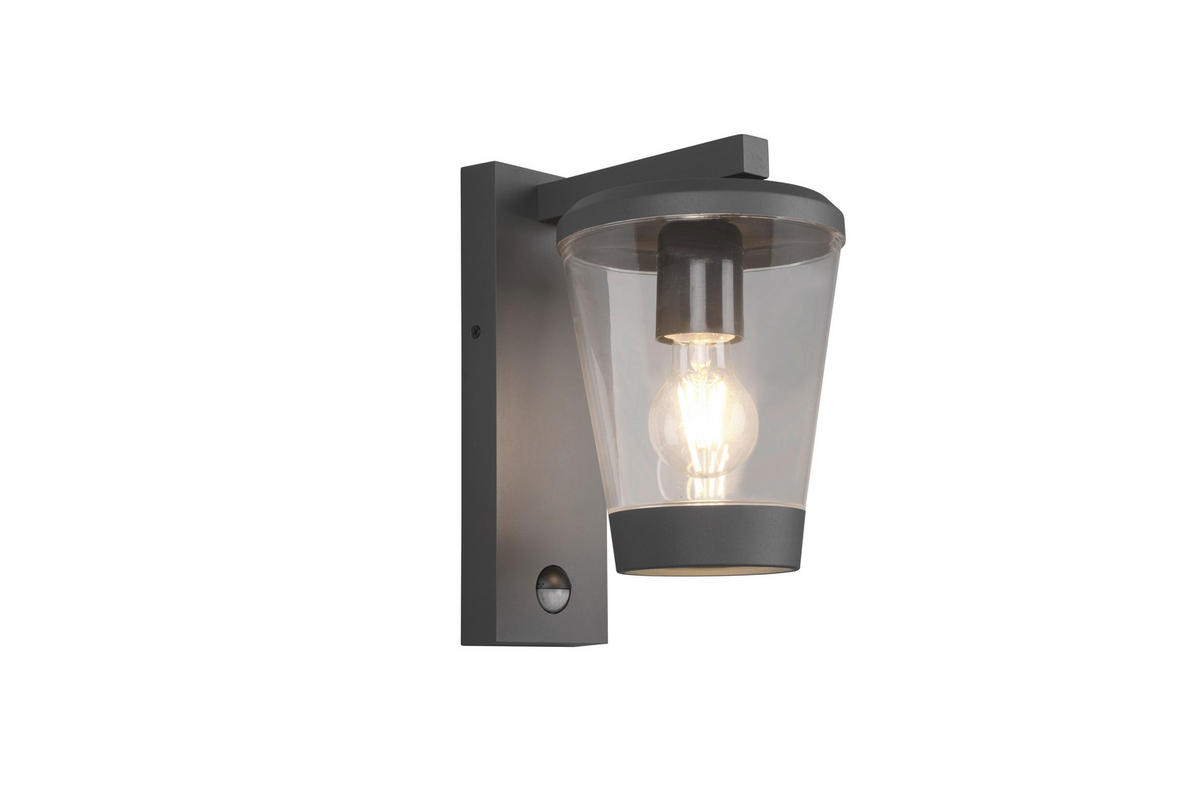 AUßENWANDLEUCHTE Cavado 16/28/23 cm   - Klar/Anthrazit, Basics, Kunststoff/Metall (16/28/23cm) - Trio Leuchten