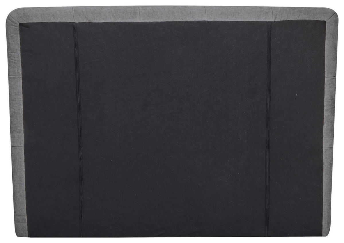 POLSTERBETT 140/200 cm  in Dunkelgrau  - Dunkelgrau/Schwarz, Design, Holz/Textil (140/200cm) - Boxxx