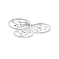 LED-DECKENLEUCHTE Groovy 62/6 cm   - Weiß, Design, Metall (62/6cm) - Trio Leuchten