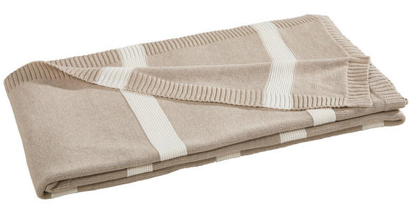 ÜBERWURF 130/180 cm  - Beige/Creme, Basics, Textil (130/180cm) - Esposa