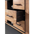 SIDEBOARD 170/80/44 cm  - Schwarz/Akaziefarben, LIFESTYLE, Glas/Holz (170/80/44cm) - Landscape