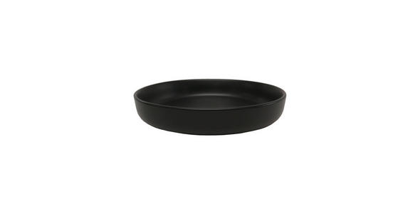 GOURMETTELLER Salerno 19,2 cm  - Schwarz, Trend, Keramik (19,2cm) - Novel