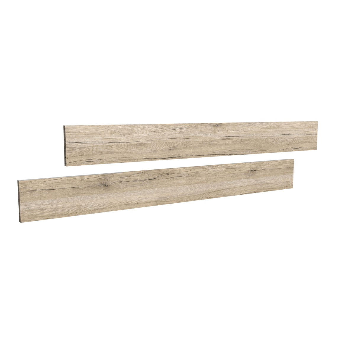UMBAUSEITEN Yunai  - Eichefarben, Trend, Holzwerkstoff (139/18/1,8cm) - My Baby Lou