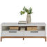 LOWBOARD 135/50/40 cm - Eichefarben/Weiß, LIFESTYLE, Holz/Holzwerkstoff (135/50/40cm) - Ben'n'jen LOWBOARD 135/50/40 cm - Eichefarben/Weiß, LIFESTYLE, Holz/Holzwerkstoff (135/50/40cm) - Ben'n'jen