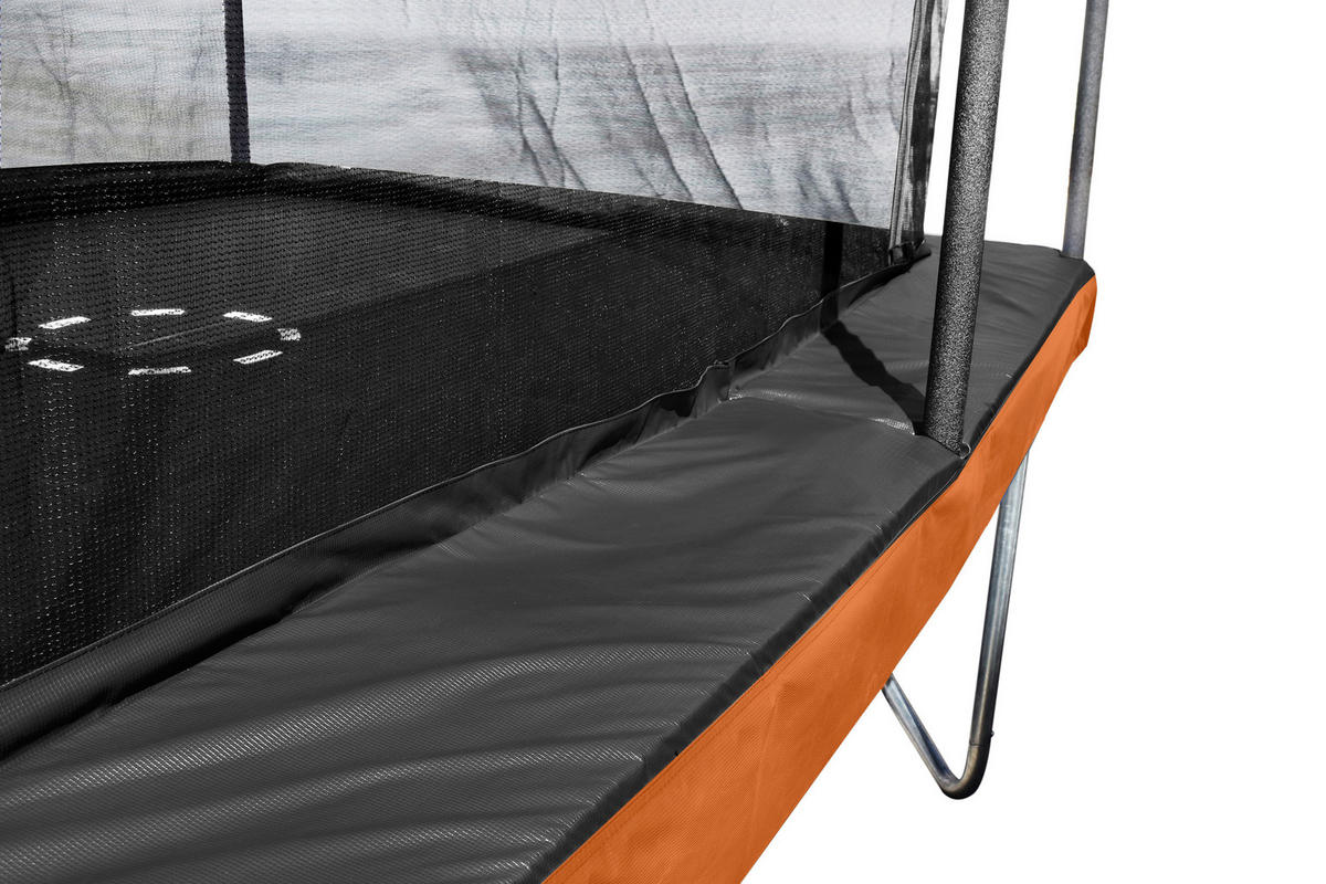 TRAMPOLIN TPE 366, ECKIG  - Orange, KONVENTIONELL (366/273cm) - Atrigo
