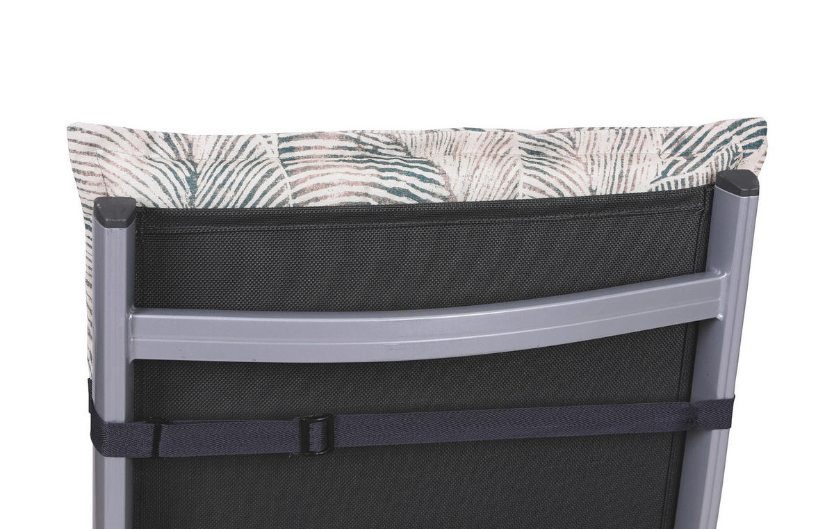 SESSELAUFLAGENSET Blätter  - Beige/Grau, Basics, Textil (50/7/120cm)