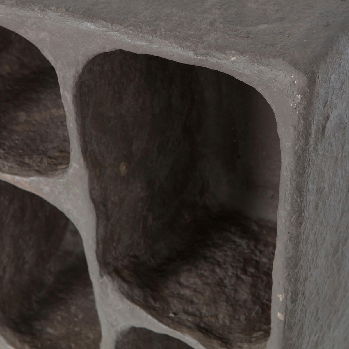 WANDREGAL  - Grau, Design, Papier (45/70/23cm) - Livetastic