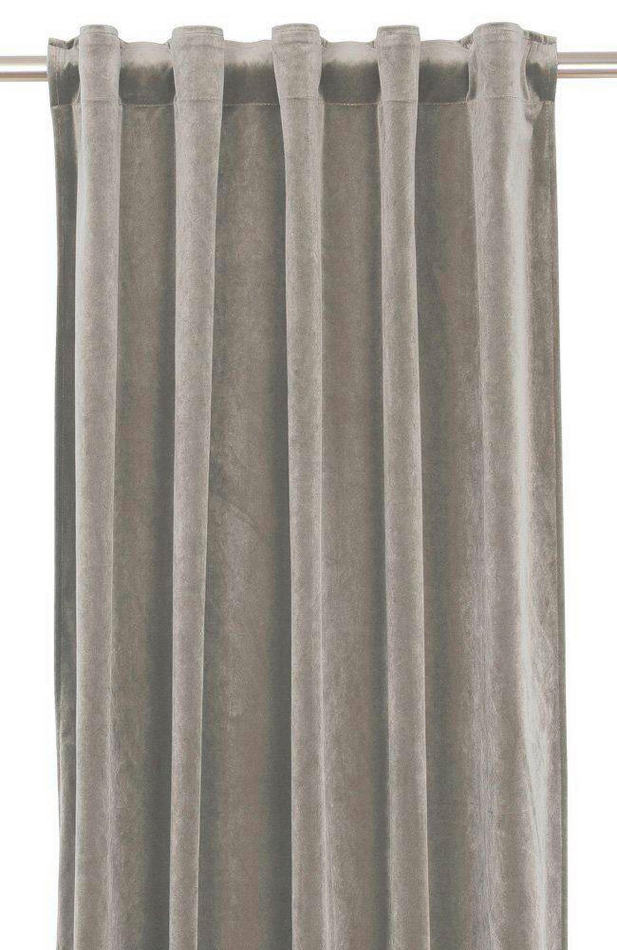 FERTIGVORHANG  black-out (lichtundurchlässig)   135/320 cm 2 Stück  - Schlammfarben, Basics, Textil (135/320cm) - Svanefors