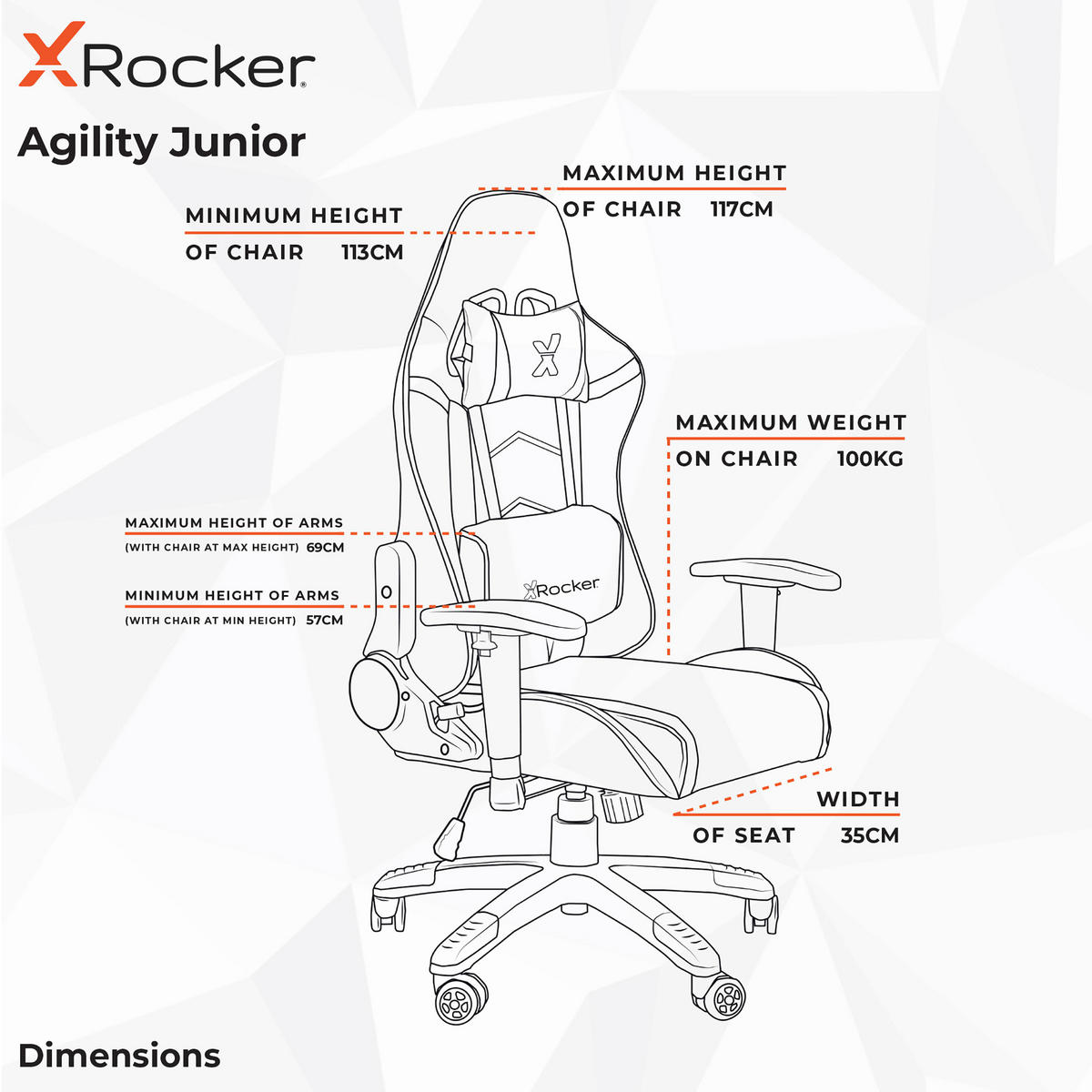 HERNÍ ŽIDLE, vzhled kůže, modrá, černá - bílá/modrá, Moderní, kov/textil (55/113/62,5cm) - X Rocker