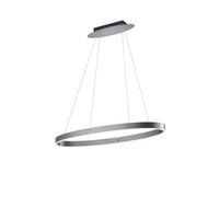 LED-HÄNGELEUCHTE 90/150 cm  - Anthrazit, Design, Kunststoff/Metall (90/150cm) - Hell