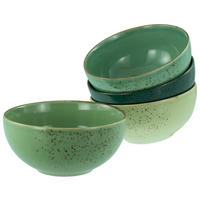 SCHÜSSELSET Nature Collection 4-teilig  - Grün, Design, Keramik - Creatable