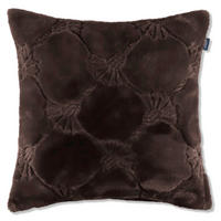 KISSENHÜLLE J! Cozy Cornflower umbra 50/50 cm  - Braun, Design, Textil (50/50cm) - Joop!