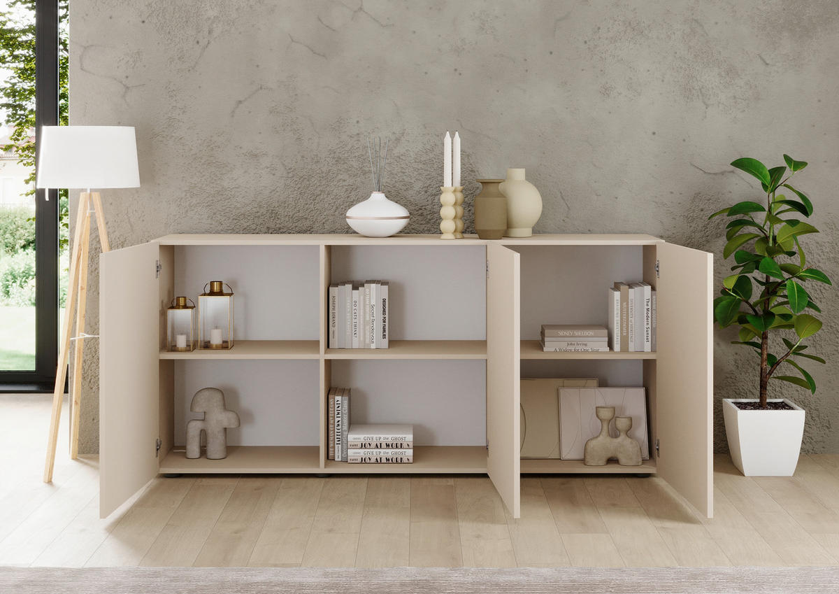 SIDEBOARD  in 181/84/42 cm  - Kaschmir, Design, Holzwerkstoff (181/84/42cm) - MID.YOU