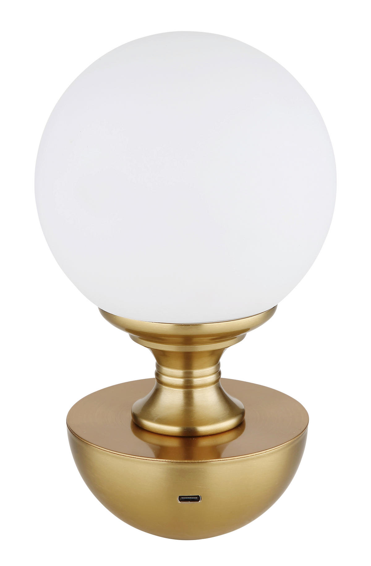 PORTABEL LAMPA 12/21 cm   - vit/mässingsfärgad, Klassisk, metall/plast (12/21cm) - Globo